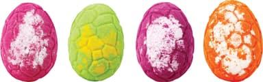 A Bath Dinosaur Egg badbomb A100005 (rosa, grön, orange)
