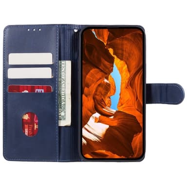 SKALO Motorola Moto G55 5G Premium Plånboksfodral - Blå