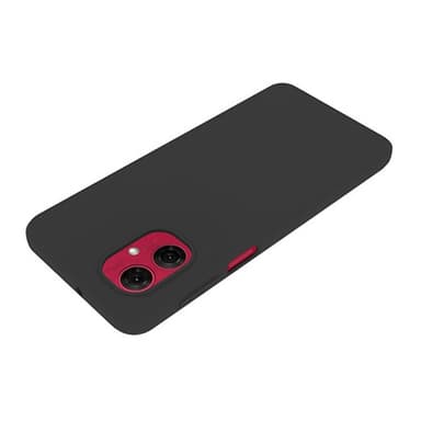 SKALO Motorola Moto G55 5G Mattsvart Ultratunn TPU-Skal