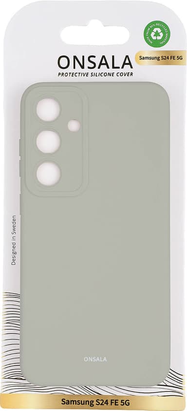 Onsala Samsung Galaxy S24 FE 5G silikonfodral (betong)