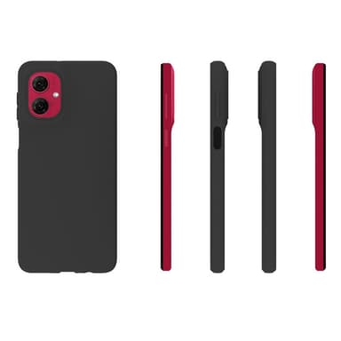 SKALO Motorola Moto G55 5G Mattsvart Ultratunn TPU-Skal