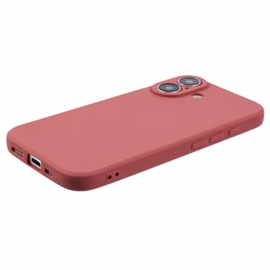 SKALO iPhone 16 Plus Ultratunn TPU-Skal - Röd