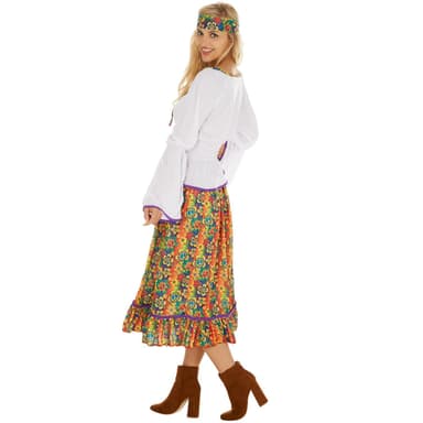 tectake Maskeraddräkt Dam Hippie Kärlek