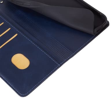 SKALO Motorola Moto G55 5G Premium Plånboksfodral - Blå