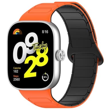 SKALO TPU Magnetarmband Xiaomi Redmi Watch 4 - Orange