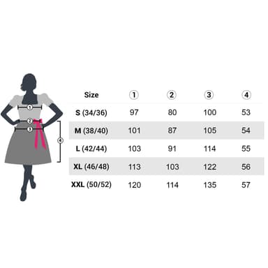 tectake Klänning Dirndl till Oktoberfest modell 2