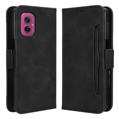 SKALO Motorola Moto G55 5G 6-FACK Plånboksfodral - Svart
