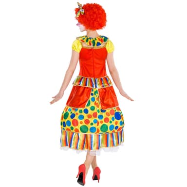 tectake Maskeraddräkt Dam Clown Fridolina