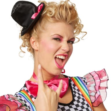 tectake Maskeraddräkt Neonfärgad Clown