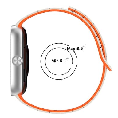 SKALO TPU Magnetarmband Xiaomi Redmi Watch 4 - Orange