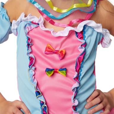 tectake Maskeraddräkt för barn neonfärgad clown