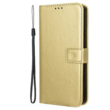 SKALO Motorola Moto G55 5G PU-Läder Plånboksfodral - Guld