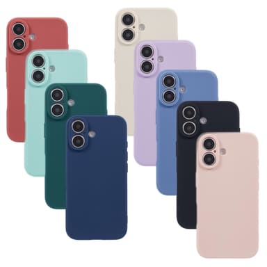 SKALO iPhone 16 Plus Ultratunn TPU-Skal - Turkos