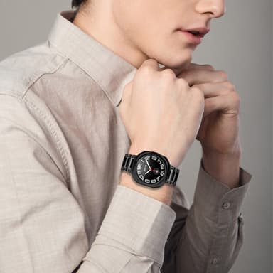 SKALO Länkarmband Samsung Watch Ultra 47mm - Svart