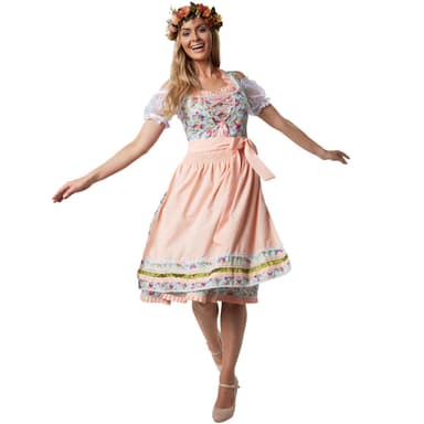 tectake Damklänning Erding midi dirndl oktoberfest modell 2