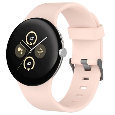SKALO Silikonarmband Google Pixel Watch 3 45mm - Rosa