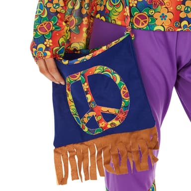 tectake Maskeraddräkt Dam Hippie Set