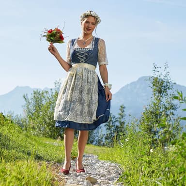 tectake Damklänning midi dirndl Kleinwalsertal modell 2