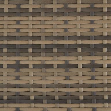 tectake Loungeset i konstrotting Bari - natur