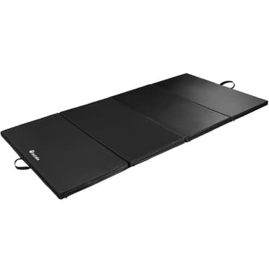tectake Gymmatta hopfällbar och utbyggbar 240x120x5cm - svart