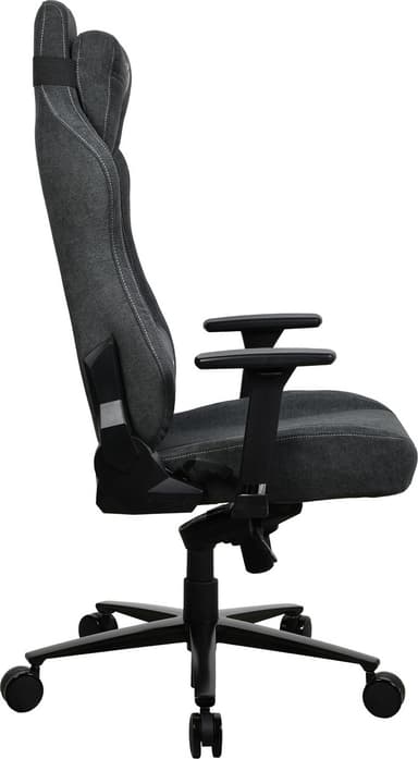 Arozzi Vernazza tygstol gaming (mörkgrå)