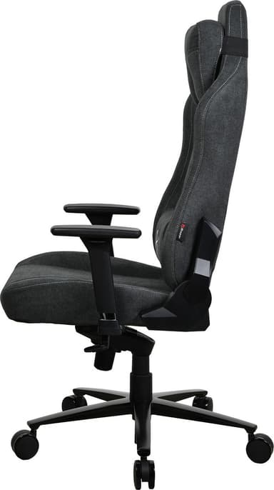 Arozzi Vernazza tygstol gaming (mörkgrå)