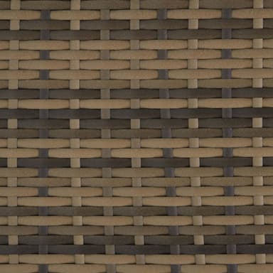 tectake Matgrupp Palma i konstrotting - natur