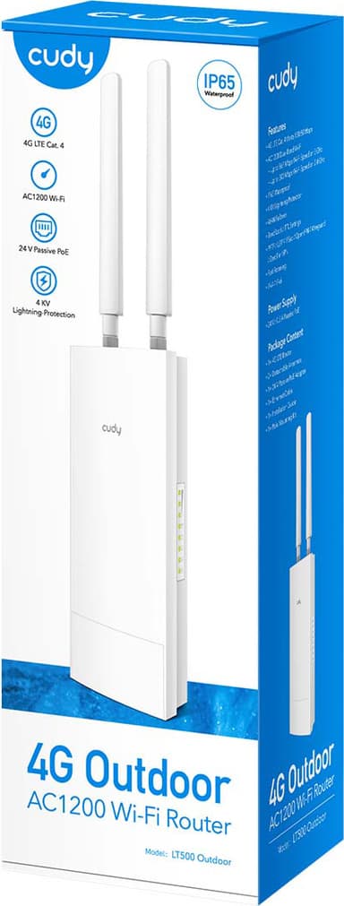 Cudy LT500 Outdoor 4G LTE utomhusrouter
