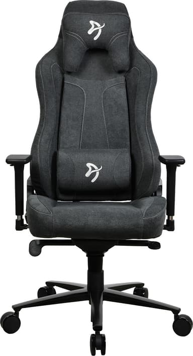 Arozzi Vernazza tygstol gaming (mörkgrå)