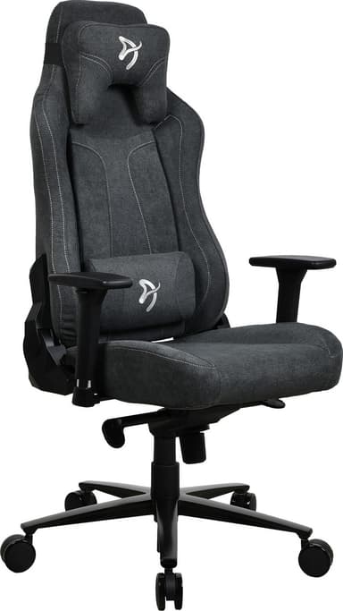 Arozzi Vernazza tygstol gaming (mörkgrå)
