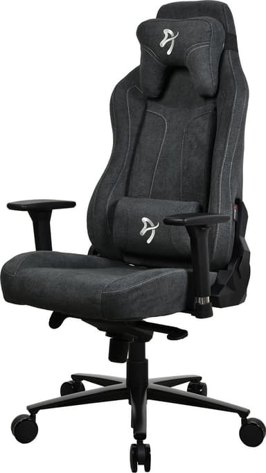 Arozzi Vernazza tygstol gaming (mörkgrå)