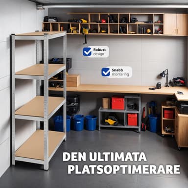 tectake Robust hylla - 160 x 80 x 40 cm, 320 kg