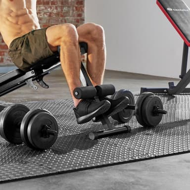 tectake Träningsmatta 24-pack - blå