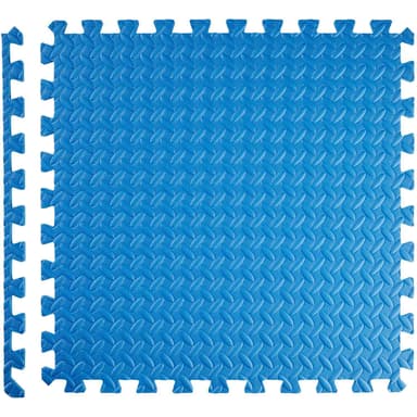 tectake Träningsmatta 24-pack - blå