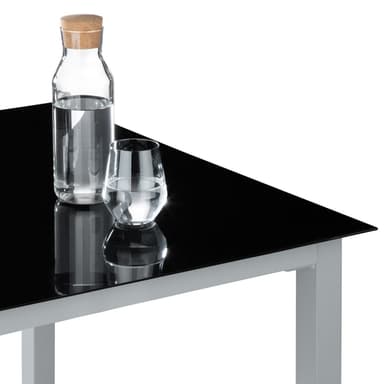 tectake Matgrupp i Aluminium med 8 stolar - silver