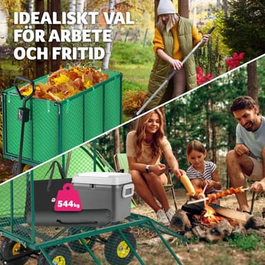 tectake Skrinda stor max 544 kg - grön