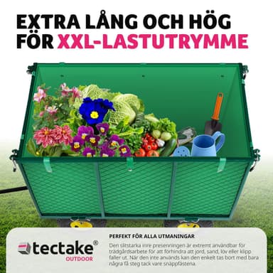 tectake Skrinda stor max 544 kg - grön