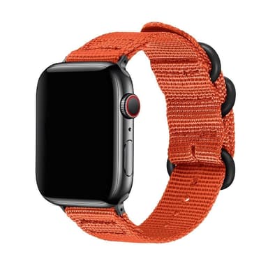 SKALO Nato-armband Nylon Apple Watch Ultra 49mm - Orange
