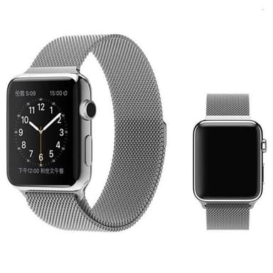SKALO Milanese Loop Apple Watch Series 10 42mm - Silver