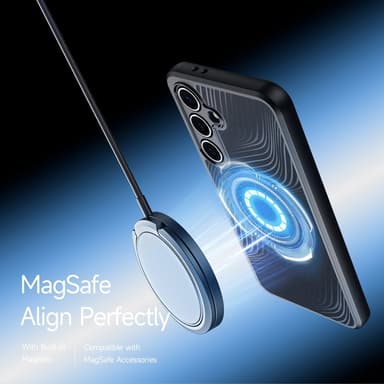 DUX DUCIS Samsung S24 FE Aimo Series Magnetring Skal - Svart