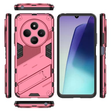 SKALO Xiaomi Redmi 14C Armor Hybrid Skal - Rosa