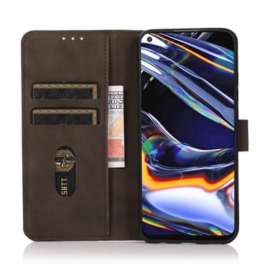 SKALO Xiaomi Redmi 14C KHAZNEH Plånboksfodral i PU-Läder - Brun