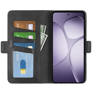 SKALO Xiaomi 14T Pro Premium Plånboksfodral - Svart