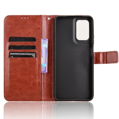 SKALO Motorola Moto G35 5G PU-Läder Plånboksfodral - Brun