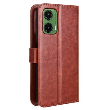 SKALO Motorola Moto G35 5G PU-Läder Plånboksfodral - Brun