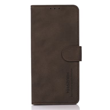 SKALO Xiaomi Redmi 14C KHAZNEH Plånboksfodral i PU-Läder - Brun