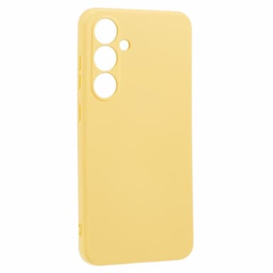 SKALO Samsung S24 FE Ultratunn TPU-Skal - Gul