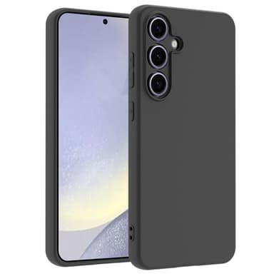 SKALO Samsung S24 FE Mattsvart Ultratunn TPU-Skal