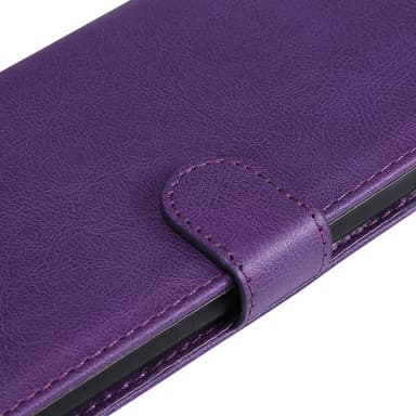 SKALO Motorola Edge 50 5G PU-Läder Plånboksfodral - Lila