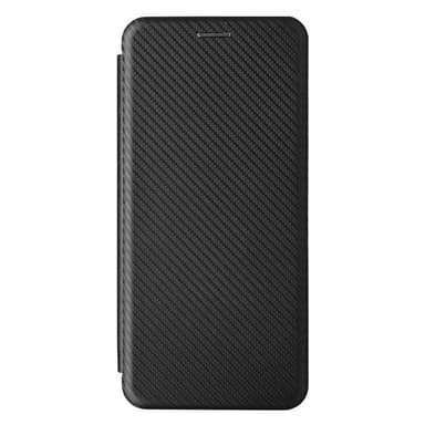 SKALO Motorola Moto G35 5G Carbon Fiber Plånboksfodral - Svart